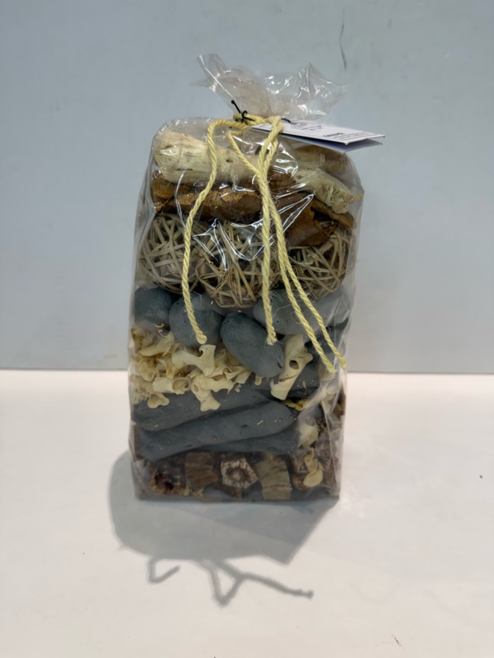 Kirklands Scented Decorative Potpourri Bag Neutral Tones & Natural Textures NEW